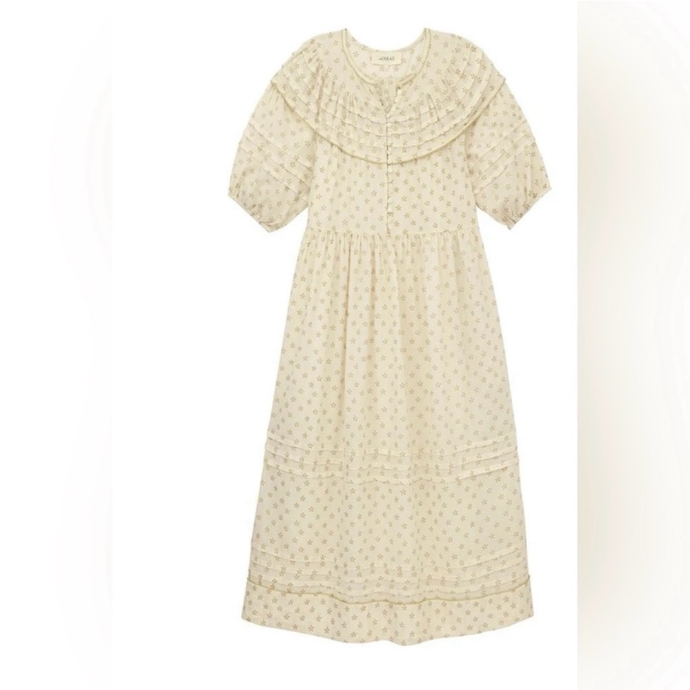 The Great Sterling Natural Dress With Gold Stamp Size 1 - Picture 3 of 9